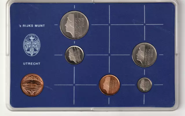 Coffret Pays Bas de 1982  - 6 Monnaies BU - NEUF UNC