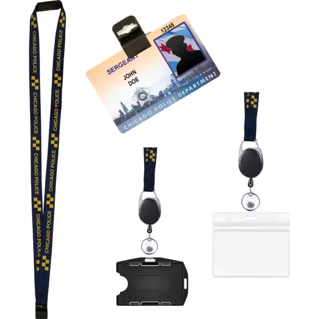 CHICAGO POLICE DEPARTMENT LANYARD: Supervisor (Choose Your Style)