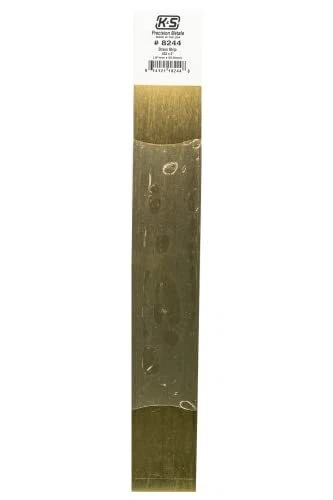 8244 Brass Strip, 0.032" Thick x 2" Wide x 12" Long, 1 Piece, Made in The USA