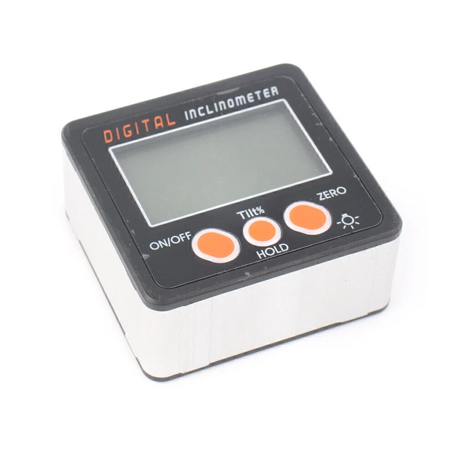 0-360° Digital Inclinometer Level Box Protractor Angle Finder Bevel Gauge Magnet