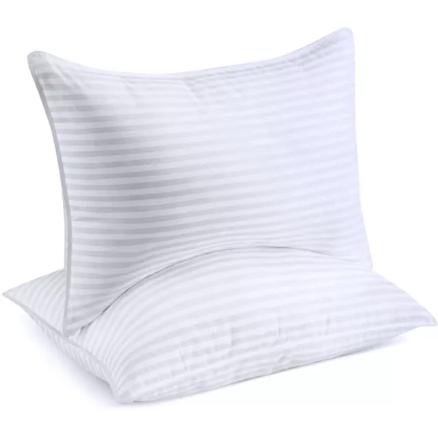 Sleep Restoration Pillows for Bed – King Size Set of 2 | Premium Quality Cotton