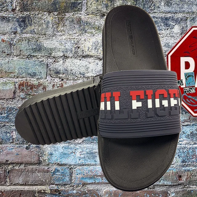 Clear tommy store hilfiger slides