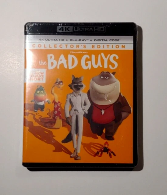 THE BAD GUYS (4K Ultra HD + Blu-ray + Digital) Brand New * No Slipcover