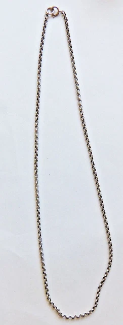 Collier Chaîne Jaseron En Argent Avec Médaillon Saint Georges Terrassant Le Dragon - Occasion