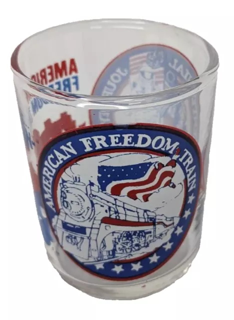 American Freedom Train 1776 1976 Bicentennial Journey Shot Glass/Candle Holder