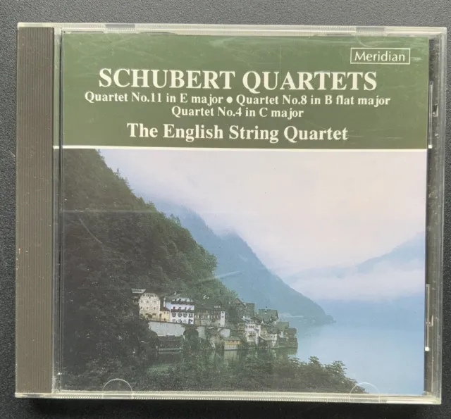 Schubert: String quartets, 4, 8, 11. The English String Quartet CD. Meridian.
