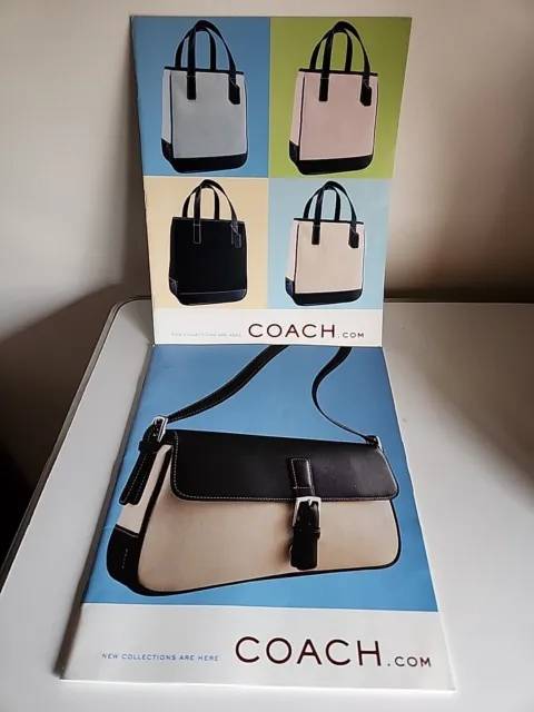 Vintage 2 Collection Coach Leatherware  2000  Catalogues 17pg And 41pg