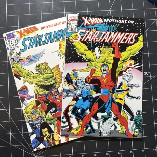 X-Men Spotlight On Starjammers-#1 and2, Marvel Graphic Novel TPB Comic Books  NM