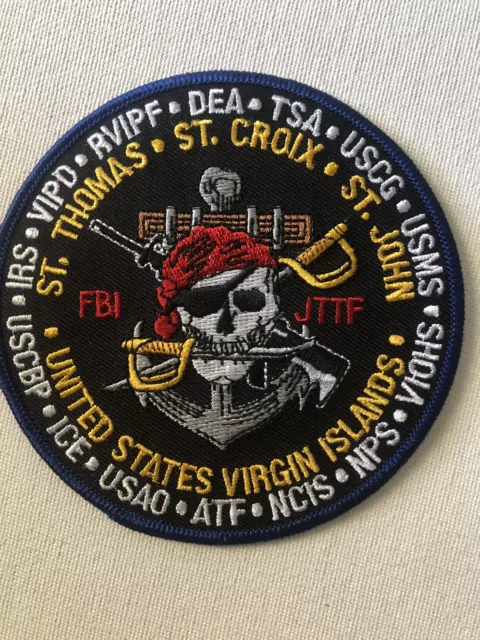 US  Police -  U.S  Virgin islands FBI  JTTF  US  Police Patch