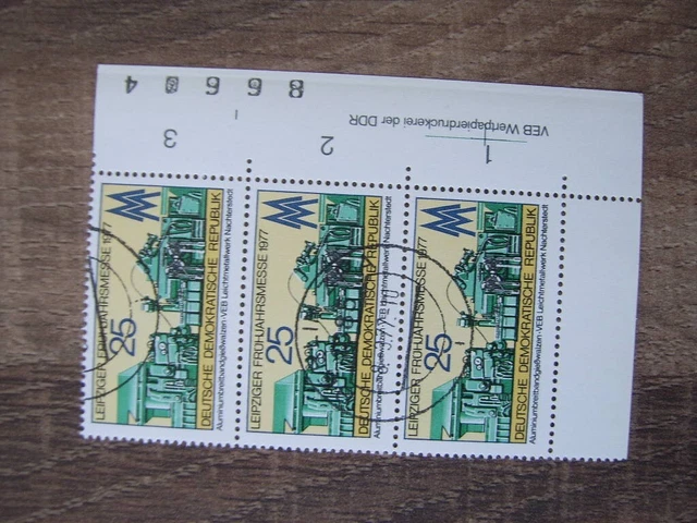 DDR; Mi.-Nr. 2209 FN I und mit Druckvermerk, gestempelt