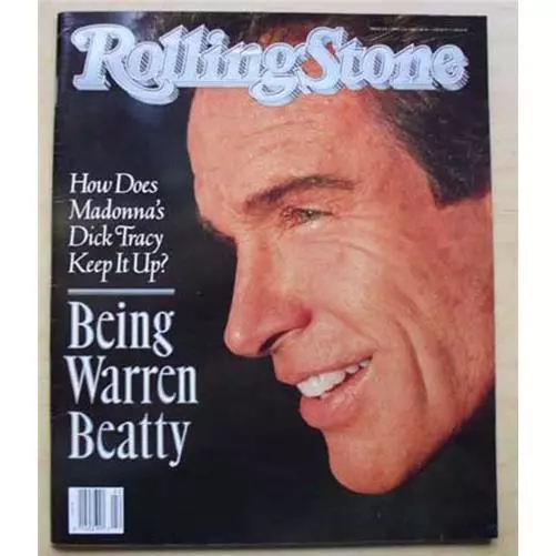 Warren Beatty Rolling Stone No.579 Magazine May 31 1990 Warren Beatty Cover With