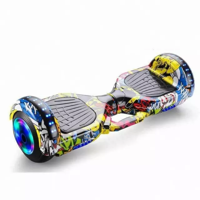 Latest 6.5" Hoverboard/Swegway with LED Wheels UL2272 Certified