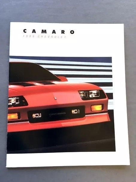 1988 Chevrolet Camaro and Iroc-Z 20-page Car Sales Brochure Catalog  convertible