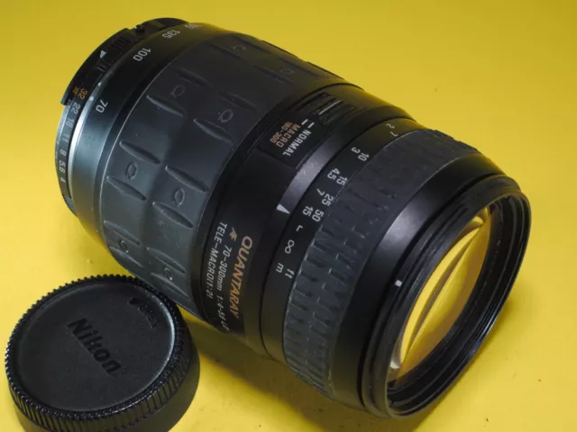 Quantaray 70-300mm f4-5.6 LD Macro Zoom For Nikon AF & AIS Cameras