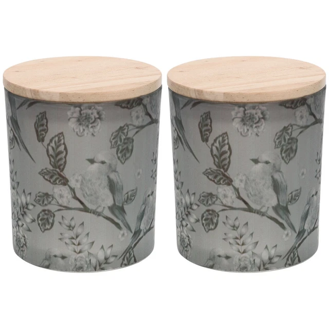 2 piezas soporte para velas de vidrio retro soporte para luces de té con mesa de techo de madera pieza central