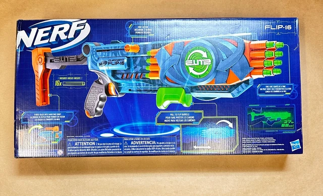 Nerf Elite 2.0 Flipshots Flip-16 Fully-Loaded Blaster with 16 Dart Barrels