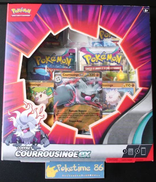 Pokémon : Coffret Courrousinge-ex juillet 2023