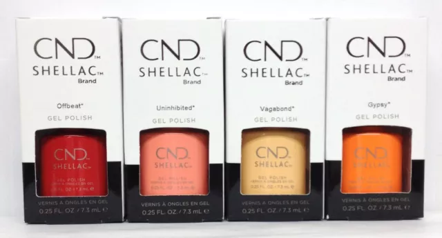 CND Gel Polish .25oz- Pick any Color From BOHO SPIRIT 2018 Collection Shellac