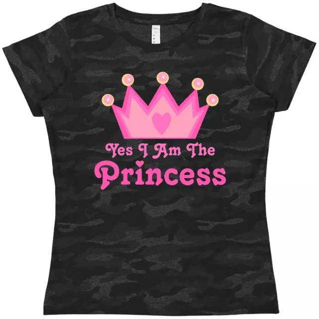 Inktastic Yes I Am The Princess Crown Women's T-Shirt Pink Girls Royal Cute Gift