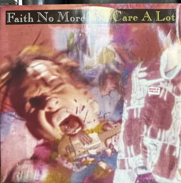 Faith No More - We Care A Lot - 1987 UK Import 12” Vinyl Single NM London Record