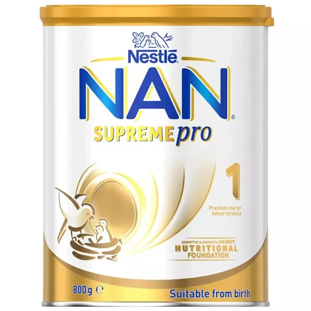 Nestle Nan SupremePro 1 from Birth Premium Starter Baby Formula Powder 800g