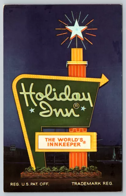 c1960s Holiday Inn Airport Phoenix Arizona Vintage Postcard