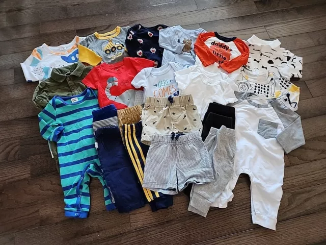 Baby Boy 3 Months 3-6 Months GAP Carter's Winter Shirts Pants Romper Clothes Lot