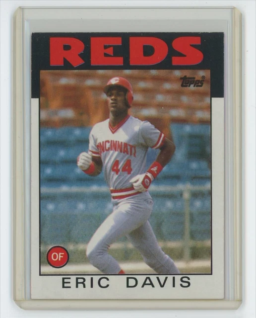 1986 TOPPS ERIC Davis. Cincinnati Reds 28 EUR 3,07 PicClick FR