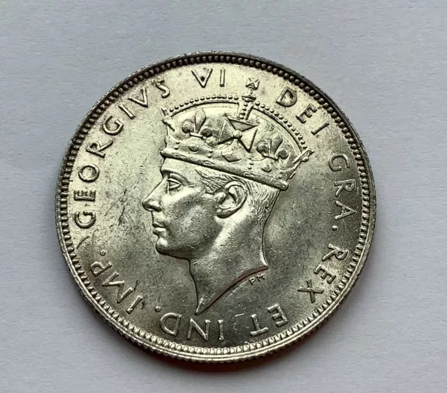 1940 George Vi Cyprus 18 Piastres 925 Silver Coin