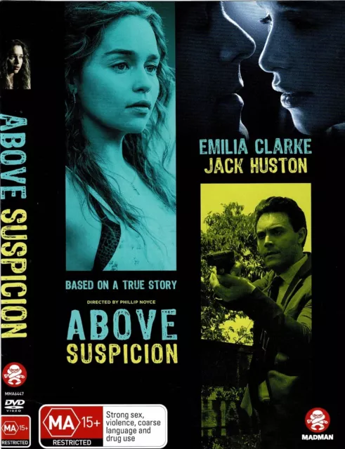 Emilia Clarke, Jack Huston      "Above Suspicion"    R.4  (2019)(Like New)   Dvd