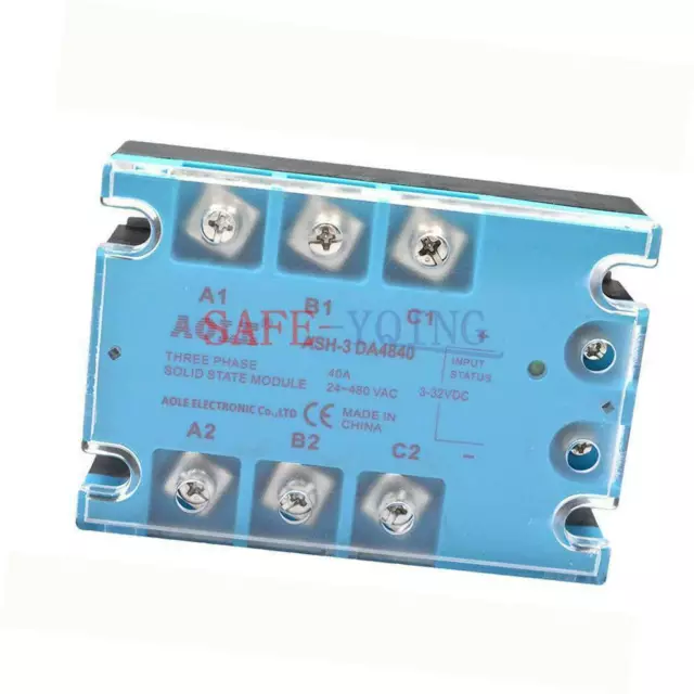 1PC ASH-3DA4840 Three Phase Solid State Relay Module 480VAC 40A