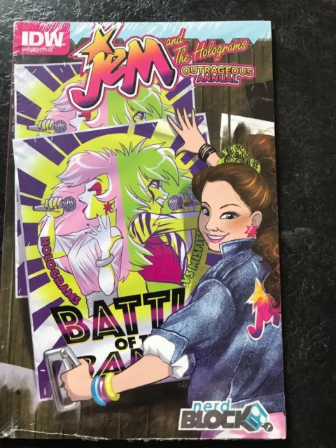 IDW Jem and the Holograms Outrageous Annual Nerd Block exclusive