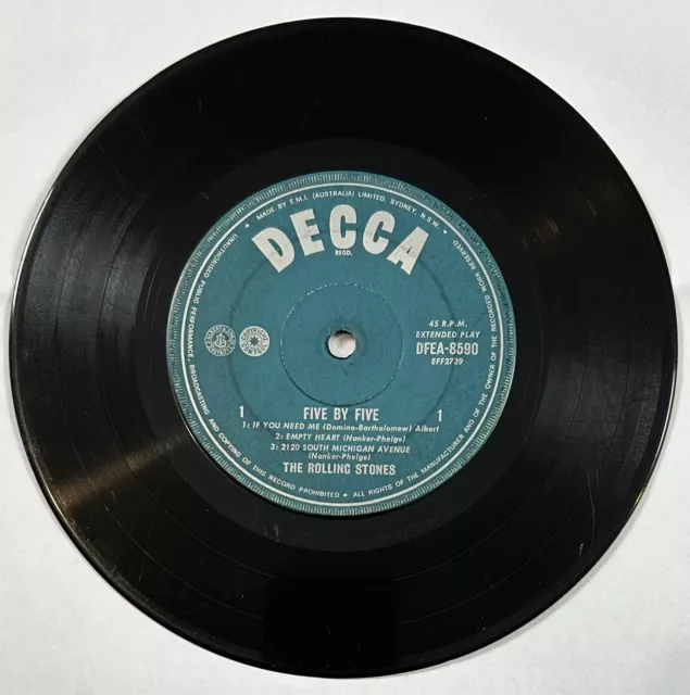 The Rolling Stones - Five by Five - 1964 Australien Decca Release Mono DFEA8590