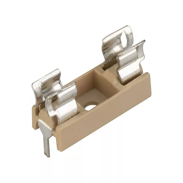 R-TECH 522818 Monture PCB 5x20 Porte-Fusible Droit Broche