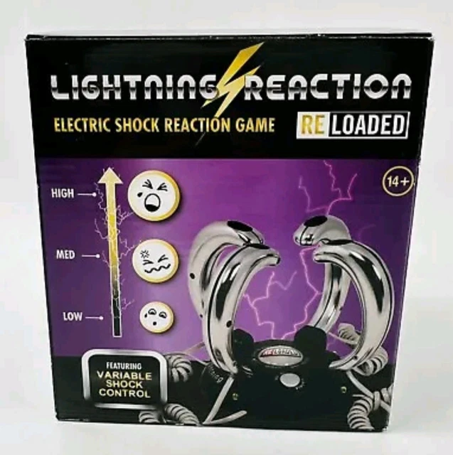 LIGHTNING REACTION RELOADED, Party Game, Electric Shock Reaction Game