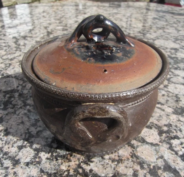Poterie ancienne terre vernissée Bas Normand NEHOU VINDEFONTAINE SAUXEMESNIL