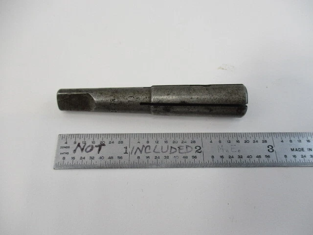 SCULLY JONES # 1 Morse Taper Shank Tap Holder Split Adapter, .140" Open, # 24DR