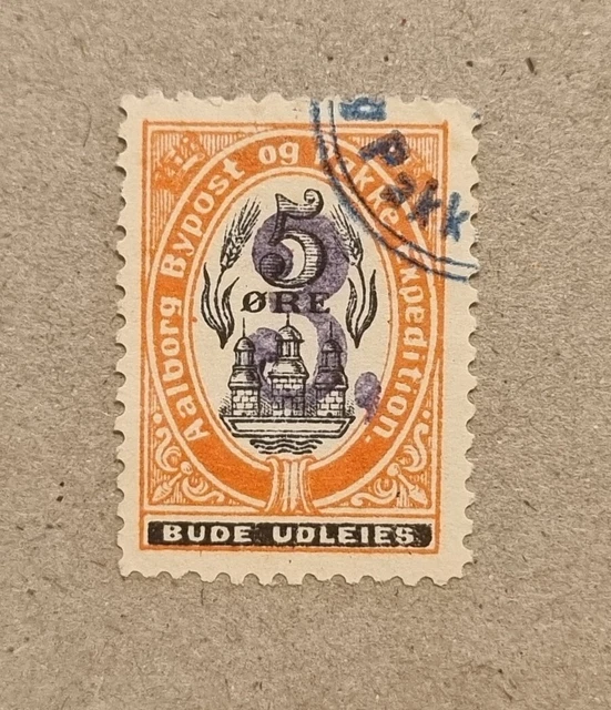 STAMPS DENMARK LOCAL POST VARIOUS USED - #7226a