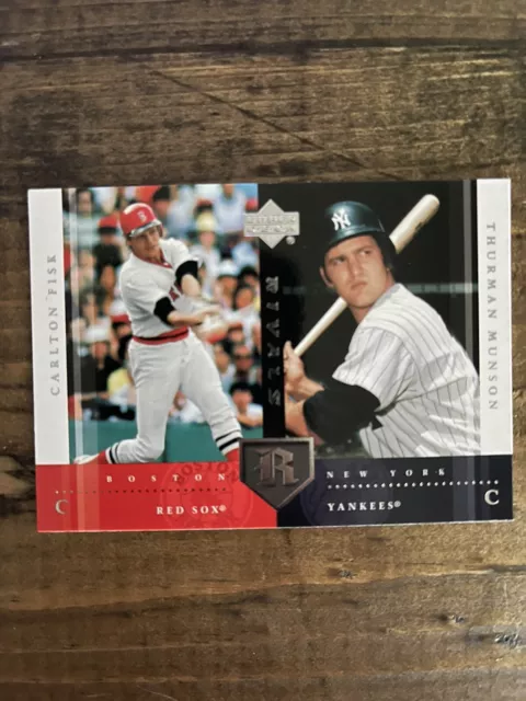 Upper Deck Rivals 2004 - Carlton Fisk & Thurman Munson - Yankees/RedSox MLB HOF