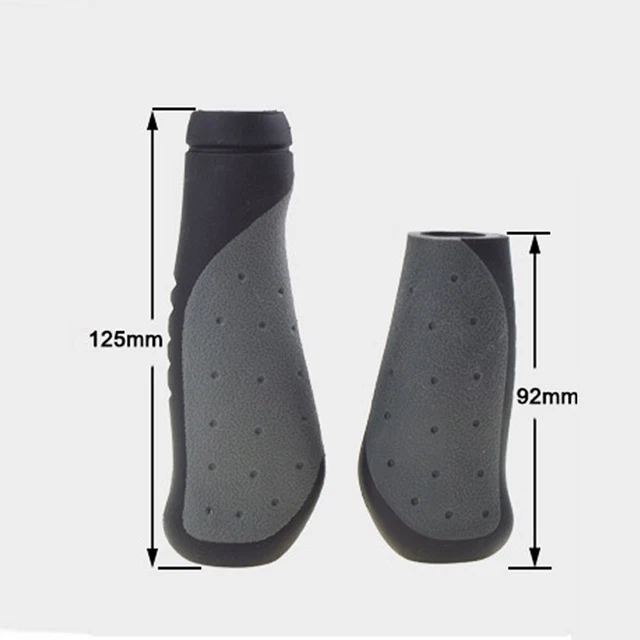 Dymoece, manopole per Manubrio della Mountain Bike, Design ergonomico, Doppio Blocco per Bicicletta, MTB, Rosso