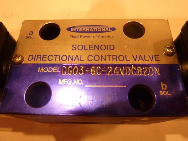 International DG03-6C-24VDC82DN Directional Control Valve 2