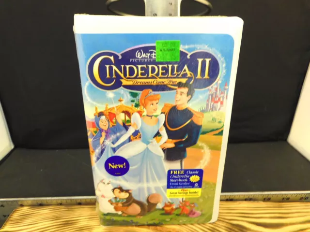*BRAND NEW* -&amp;CINDERELLA II&amp;quot;- Disney VHS Tape - Clam Shell Case ~ $3.00 ...