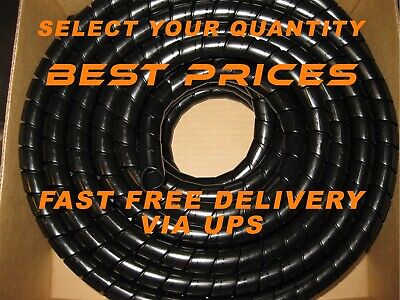 Hydraulic Hose Spiral Wrap Guard Potection 30-38mm JCB Forestry Tractor digger 5 meter 