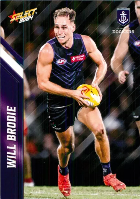 Carte AFL Select Footy Stars des Dockers de Fremantle 2024 - Will Brodie