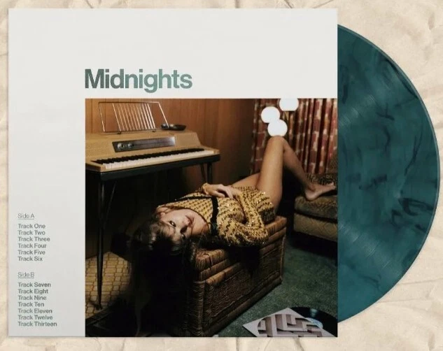 TAYLOR SWIFT Midnights Jade Green Edition Limited Edition Vinyl In