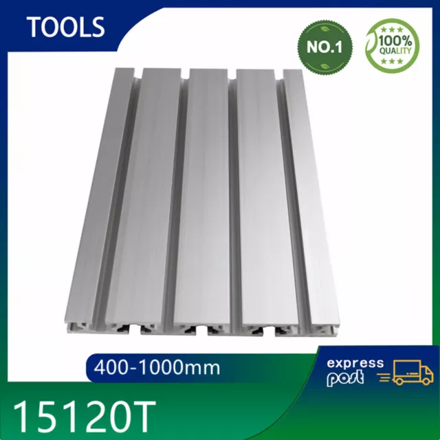 Alu Profil 15x120mm T-slot 15120 Aluminiumprofil Alu siber eloxiert Nutprofil de