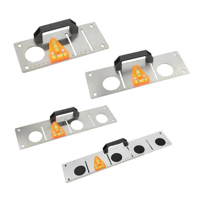 STENCIL FOR ELECTRICAL outlets, measuring ruler, template and box level ...