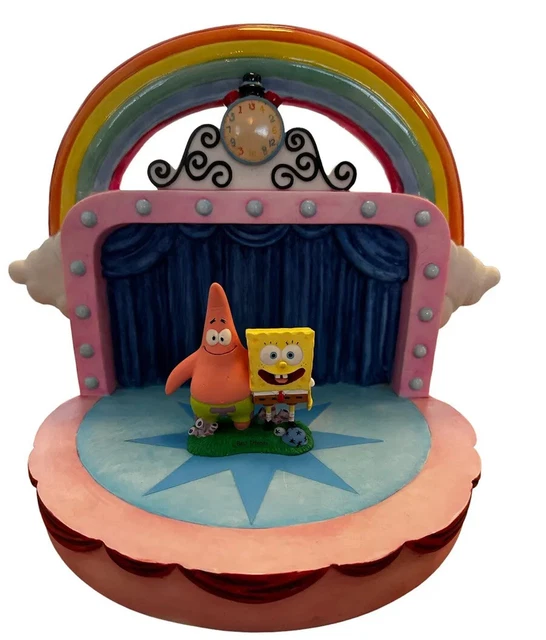 SPONGEBOB SQUAREPANTS 2004 Goofy Goober Ceramic Stage RARE Enesco