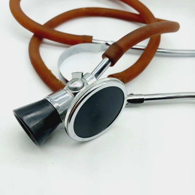 Vintage MCM Doctors Stethoscope Combination Type Henry C. Betz Co. 1952 2