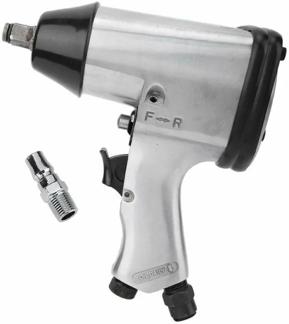 1/2" Drive Air Pneumatic Impact Wrench Gun Adjustable F/R  Max Torque 250ft lb